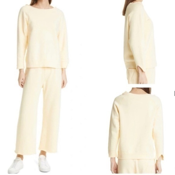 Nili Lotan Luka Scoop Neck Pale Yellow - Picture 1 of 8